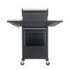 Propane Grill 3 Burner Barbecue Grill Stainless Steel Gas Grill with Side Burner, 37,000 BTU Outdoor Cooking, Patio, Garden Barbecue Grill