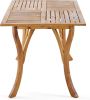 Outdoor Dining Table 59" Rectangular Wood Table