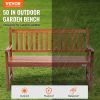 VEVOR Outdoor Bench, 50 inches Wood Garden Bench for Outdoors, Outdoor Garden Park Bench with Backrest and Armrests, 800 lbs Load Capacity Bench