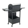 Propane Grill 3 Burner Barbecue Grill Stainless Steel Gas Grill with Side Burner, 37,000 BTU Outdoor Cooking, Patio, Garden Barbecue Grill
