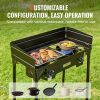 VEVOR Double Burner Outdoor Camping Stove, 60,000-BTU Camping Modular Cooking Stove