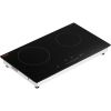 VEVOR Built-in Electric Cooktop Radiant Ceramic Cooktop 2 Burners 23.6x13.3 inch