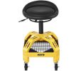 VEVOR Rolling Garage Stool, 300LBS Capacity, Adjustable Height from 24 in to 28.7 in, Mechanic Seat with 360-degree Swivel Wheels and Tool Tray
