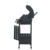 Propane Grill 3 Burner Barbecue Grill Stainless Steel Gas Grill with Side Burner, 37,000 BTU Outdoor Cooking, Patio, Garden Barbecue Grill