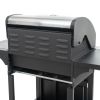Propane Grill 3 Burner Barbecue Grill Stainless Steel Gas Grill with Side Burner, 37,000 BTU Outdoor Cooking, Patio, Garden Barbecue Grill