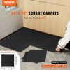 VEVOR Carpet Tiles Peel and Stick, 24' x 24' Squares Self Adhesive Carpet Floor Tile, Soft Padded Carpet Tiles