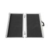 VEVOR Portable Wheelchair Ramp, 2 ft 800 lbs Capacity, Non-Slip Aluminum Folding Threshold Ramp, Foldable Mobility Scooter Ramp Wheel Chair Ramp