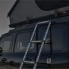 Roof Top Tent Hardshell Rooftop Tent For Van Jeep SUV Truck Car Overland Tent Camping for 2-3 Person( With Ladder)