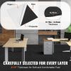 VEVOR Carpet Tiles Peel and Stick, 24' x 24' Squares Self Adhesive Carpet Floor Tile, Soft Padded Carpet Tiles