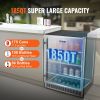 VEVOR 24 inch Indoor/Outdoor Beverage Refrigerator, 185QT Undercounter or Freestanding Beverage Fridge
