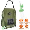 5Gal Solar Heating Camping Shower Bag w/ Removable Hose And Shower Head