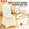VEVOR Stretch Spandex Folding Chair Covers, Universal Fitted Chair Cover, Removable Washable Protective Slipcovers, for Wedding, Holiday, Banquet
