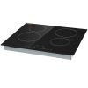 VEVOR Built in Electric Stove Top, 23.2 x 20.5 inch 4 Burners, 240V Glass Radiant Cooktop with Sensor Touch Control, Timer & Child Lock Included