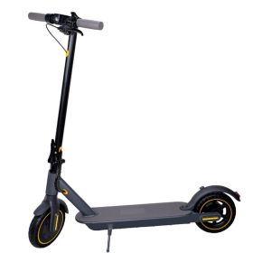 Hot Sale 8.5 Inch Tire Dual Wheel 350w 10.4A Battery Powerful  Electric Scooter (Color: Black)