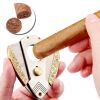 GALINER Luxury Knife Cigar Cutter Guillotine Carving Double Blades Scissors Sharp Tobacco Cutting For Cigar Clipper