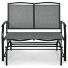 Iron Patio Rocking Chair for Outdoor Backyard and Lawn